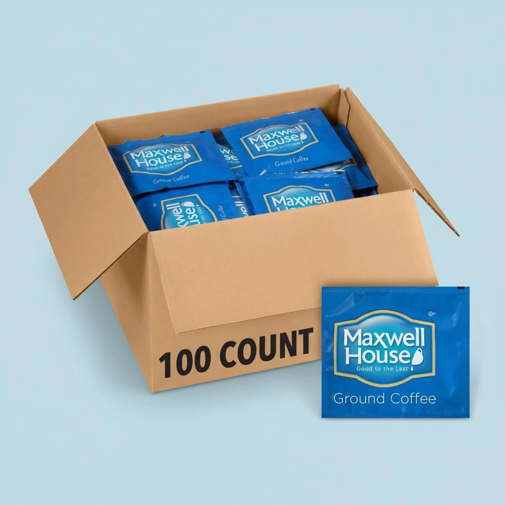 Maxwell House Ground Coffee Filter Packs (100 ct Pack)