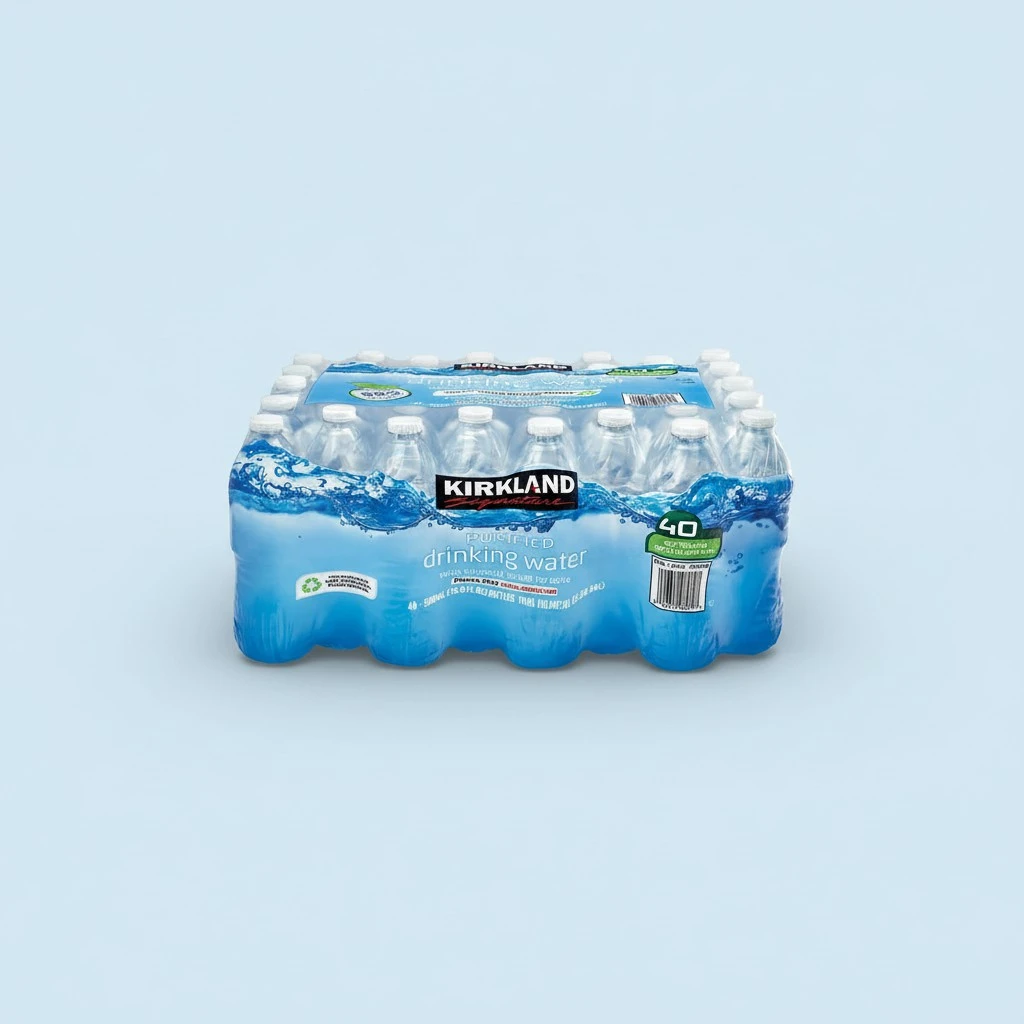Kirkland Signature Purified Drinking Water, 16.9 Ounce, 40 Count