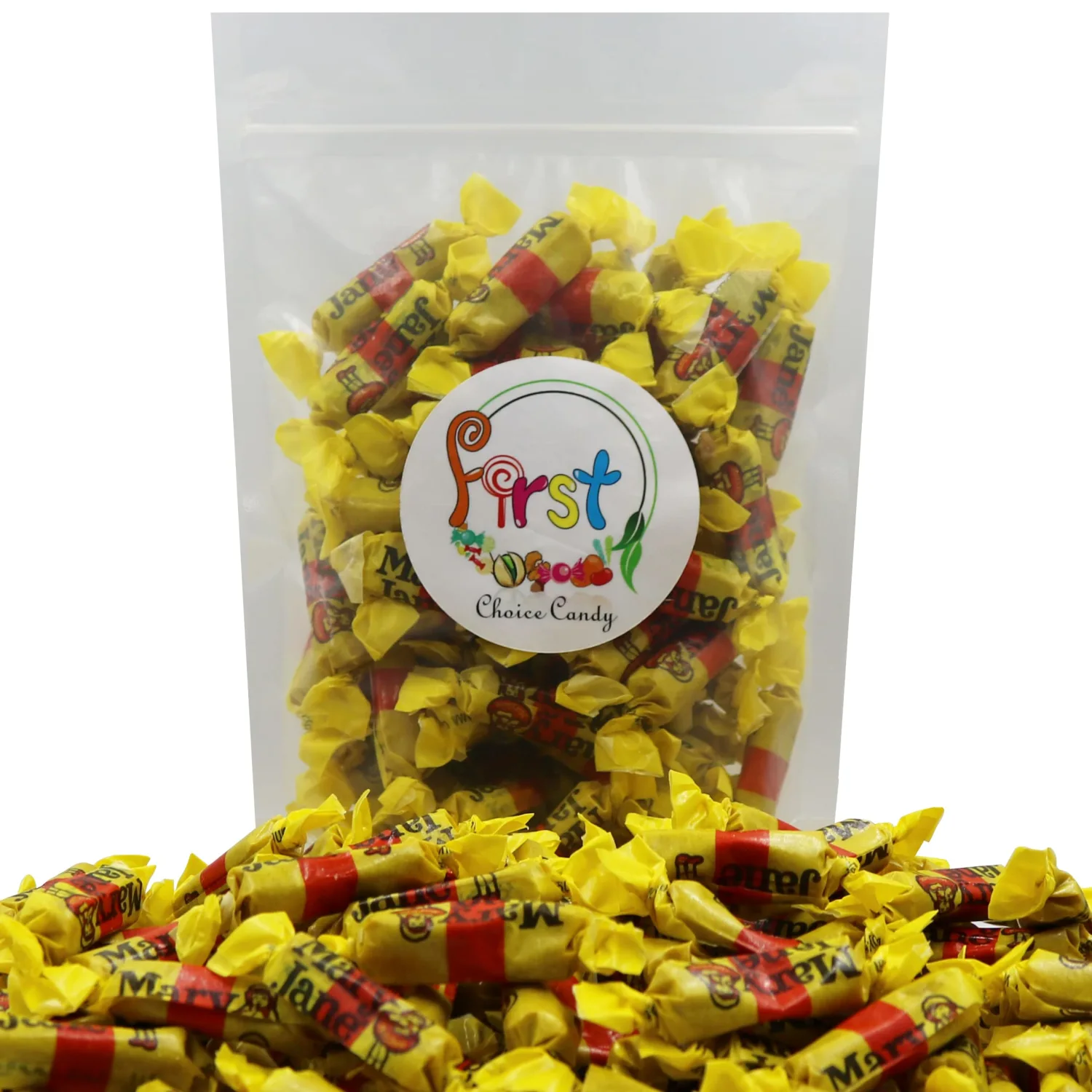 Old Fashioned Mary Jane Wrapped Taffy Candy (2 Pound)