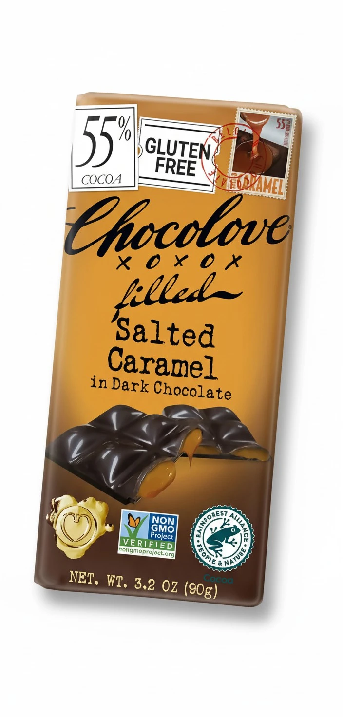 Chocolove Salted Caramel in Dark Chocolate 3.2oz