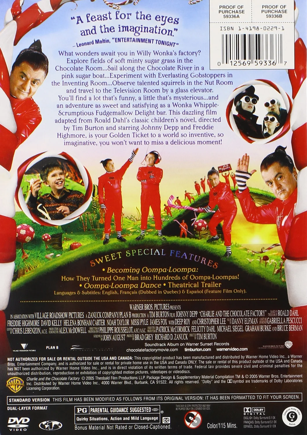 Charlie and the Chocolate Factory (Full Screen Edition)