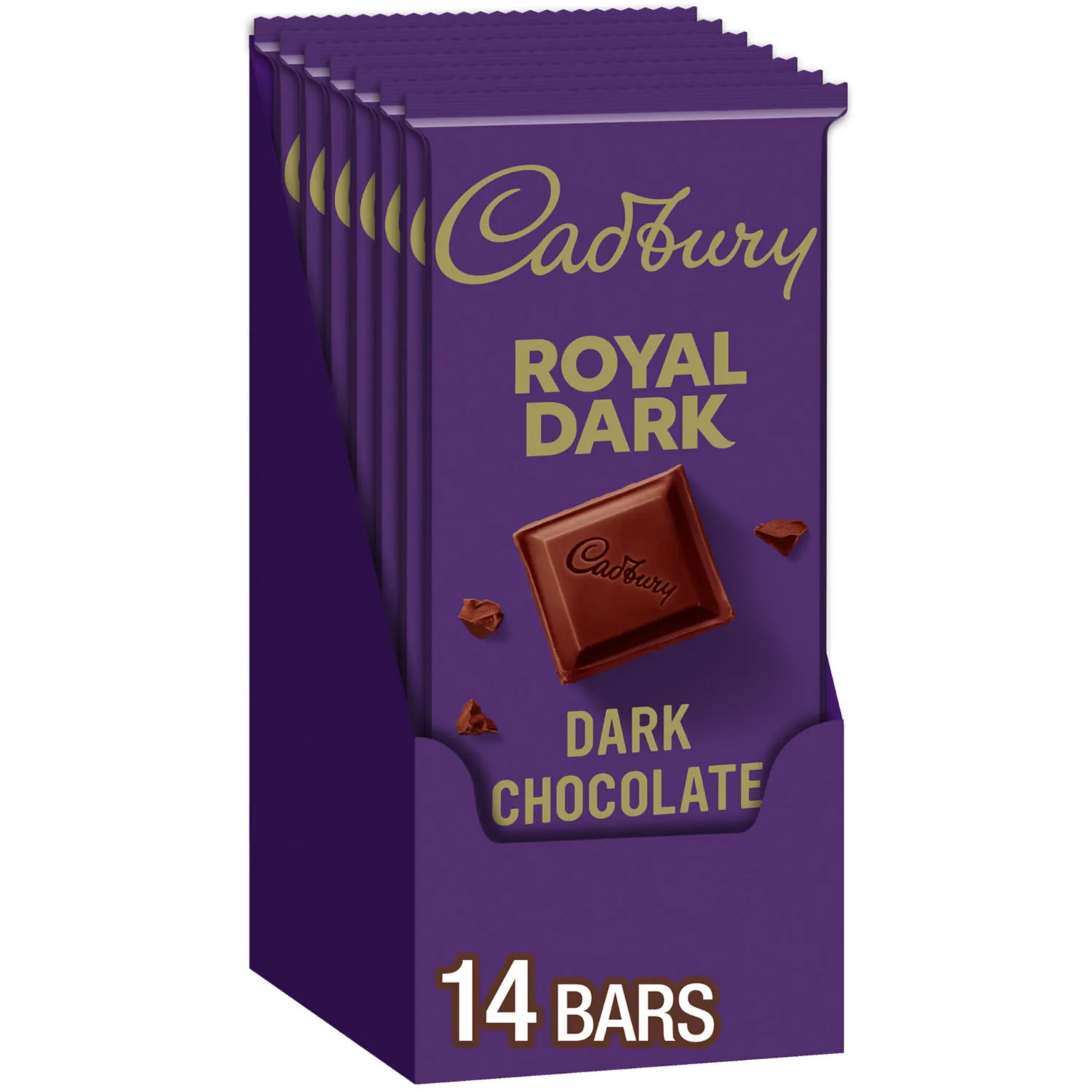 CADBURY ROYAL DARK Dark Chocolate Candy Bars, 3.5 oz (14 Count)