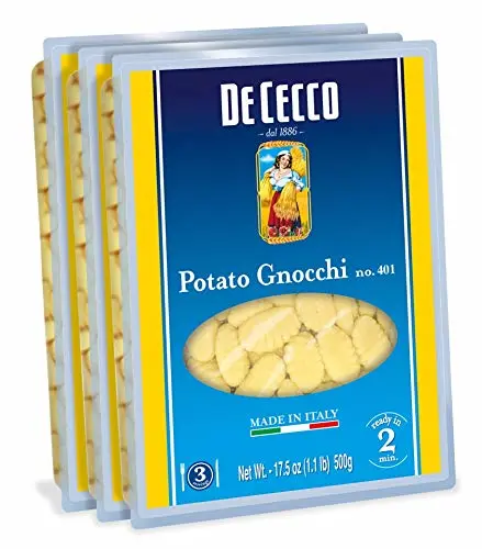 De Cecco Pasta, Potato Gnocchi No. 401, 17.5 Ounce (Pack of 3)