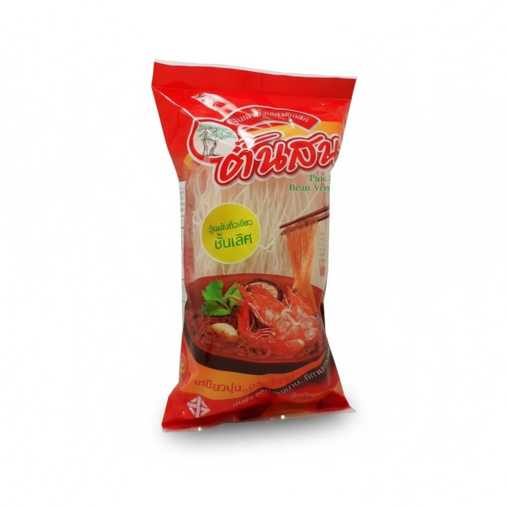 Glass Noodle Bean Vermicelli with Mung Bean 100% Wt 40g (1.41 Oz) X 6 Bags