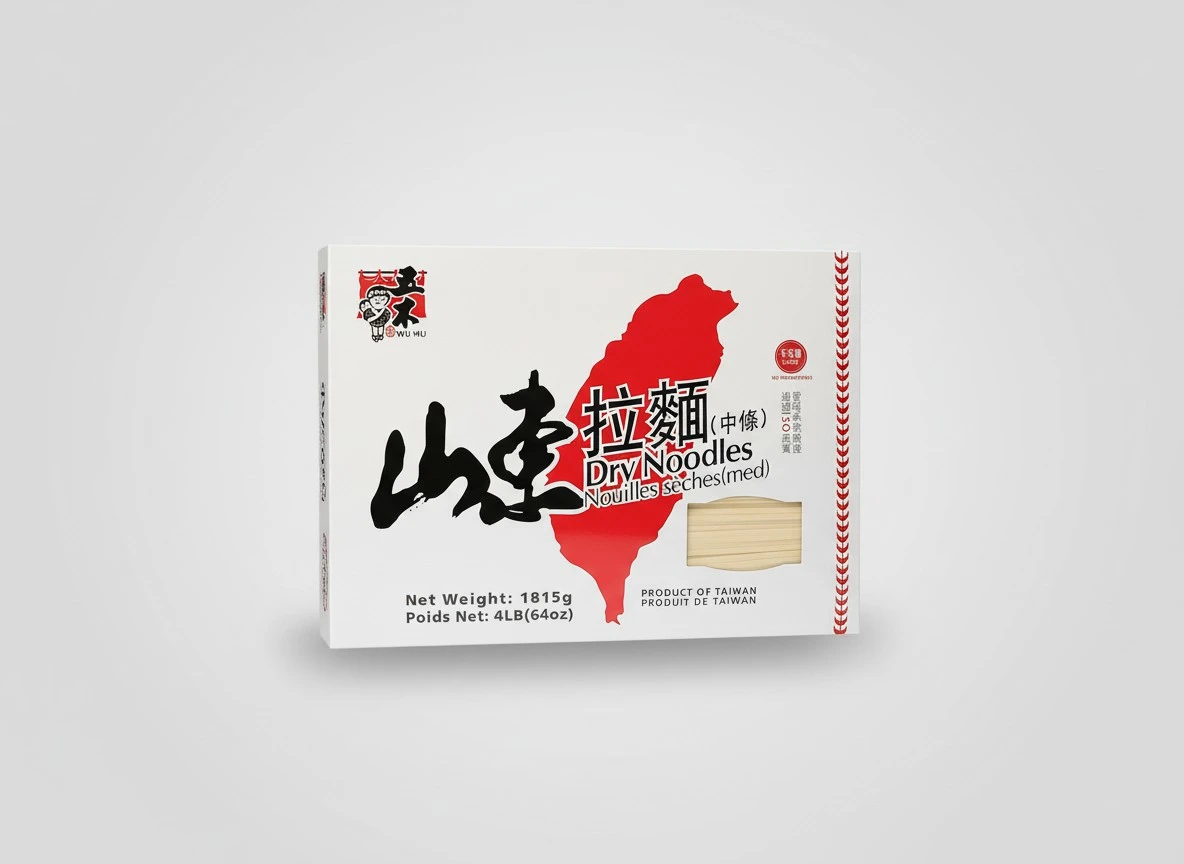 DragonMall Wu-Mu - Dry Noodle 4 LB (Med), 64.0 Ounce