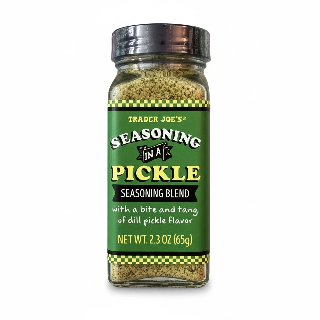 Trader Joe's Seasoning in a Pickle, Dill Pickle Flavor (Pack of 1)