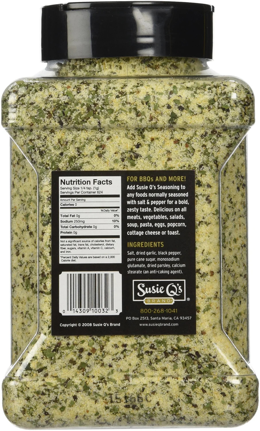 Susie Q's Original Santa Maria Style Seasoning