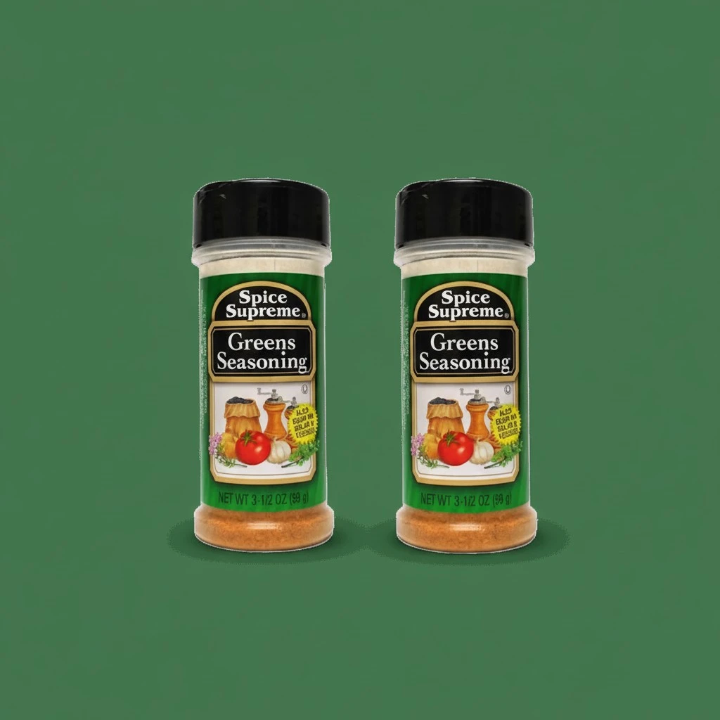 Greens Seasoning for Salads and Vegetables - Spice Supreme, 3.5 oz (2)