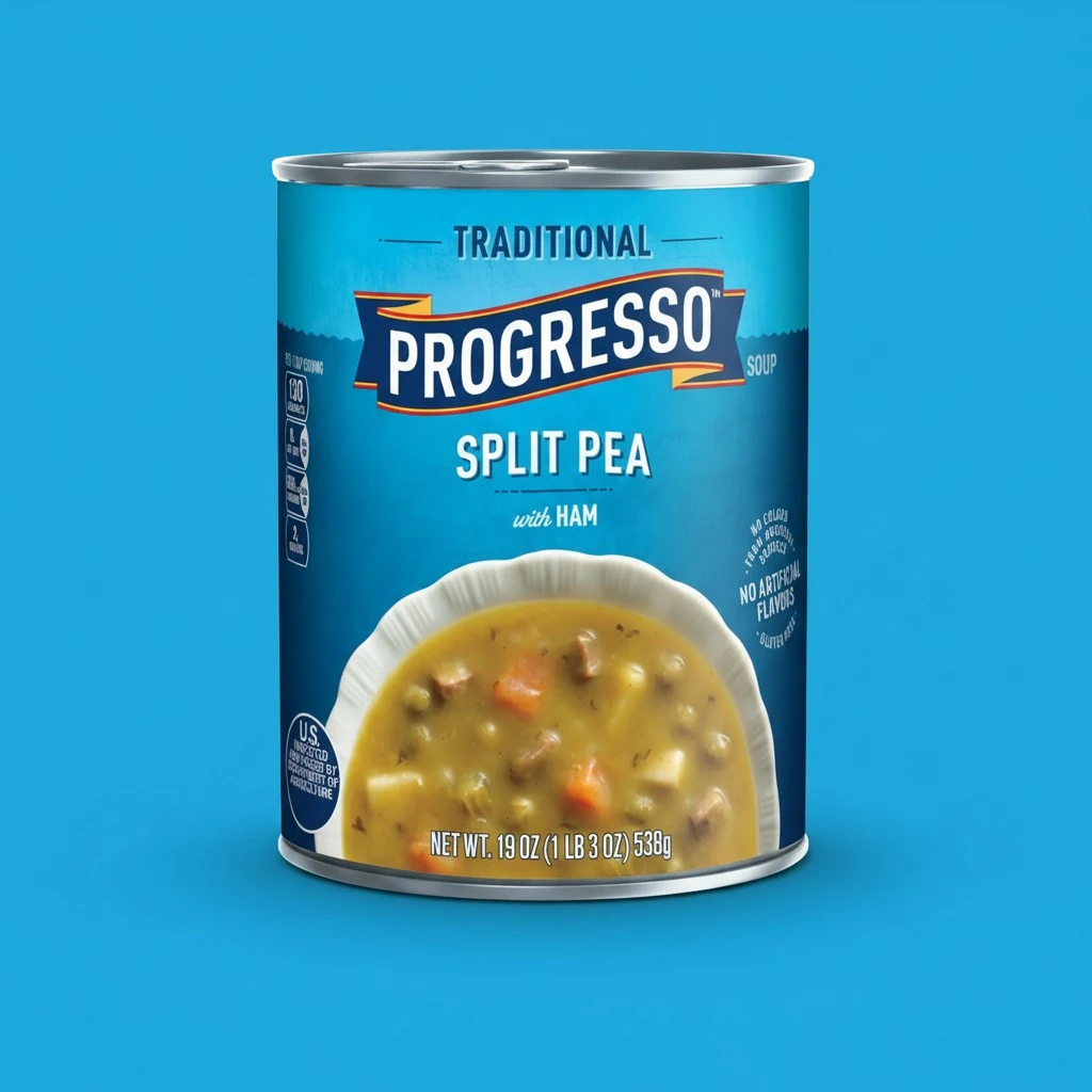 Progresso Traditional Soup, Split Pea with Ham, 19 Ounce (Pack of 4)