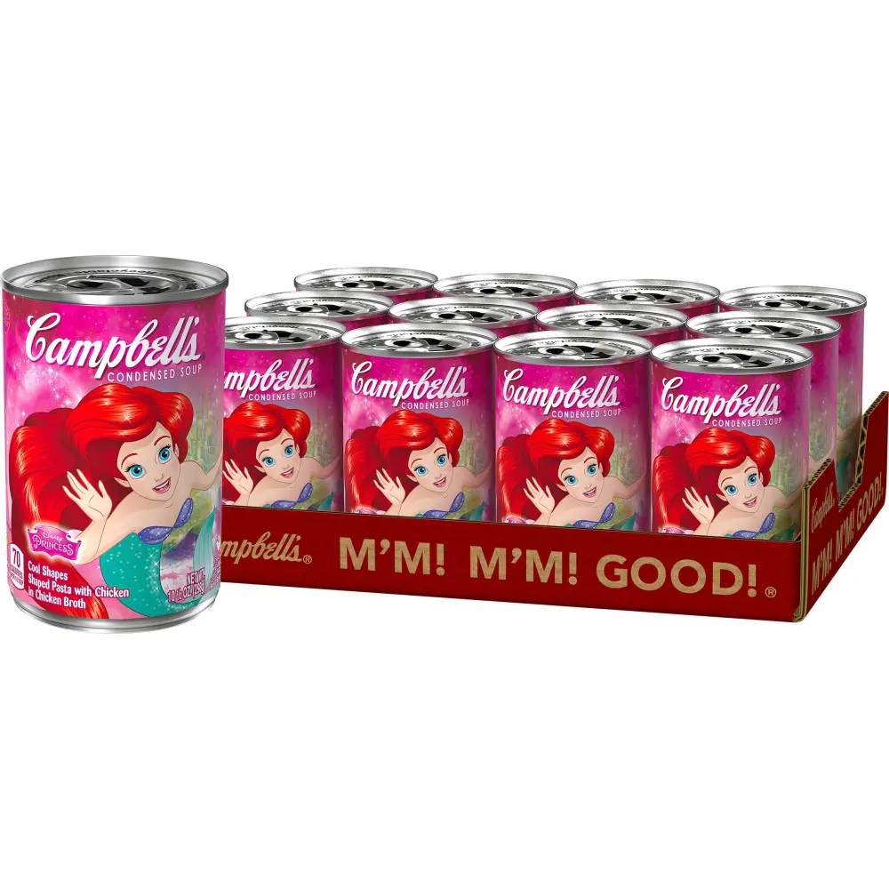 Campbell's Condensed Disney Princess Soup, 10.5 oz. Can (Pack of 12) (Packaging May Vary)