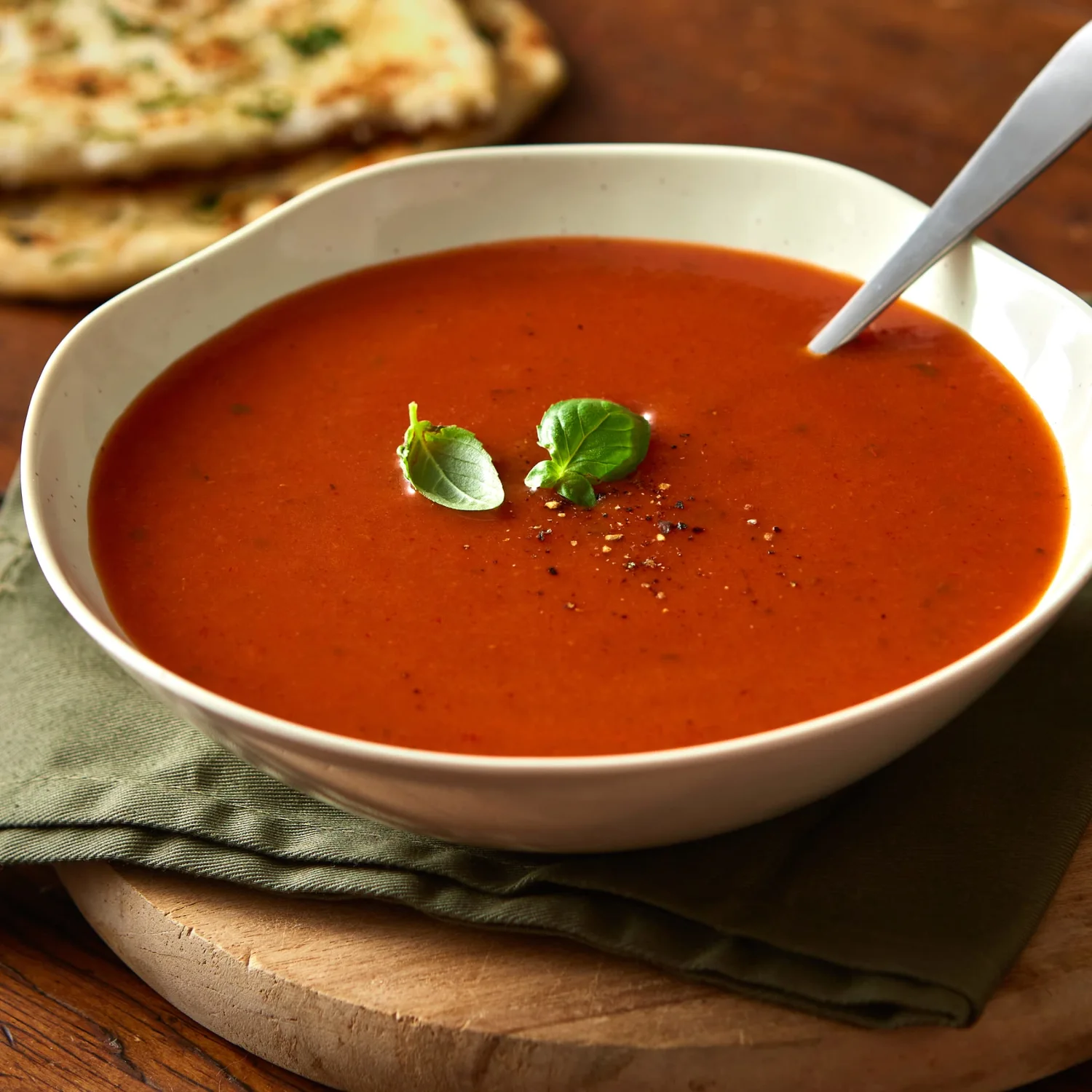 Progresso Creamy Tomato With Basil Soup, Reduced Sodium Canned Soup, Gluten Free, 19 oz (Pack of 12)