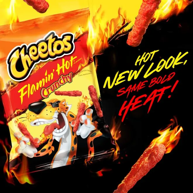 Frito Lay Flamin' Hot Mix, Variety Pack (Pack of 40), Packaging May Vary