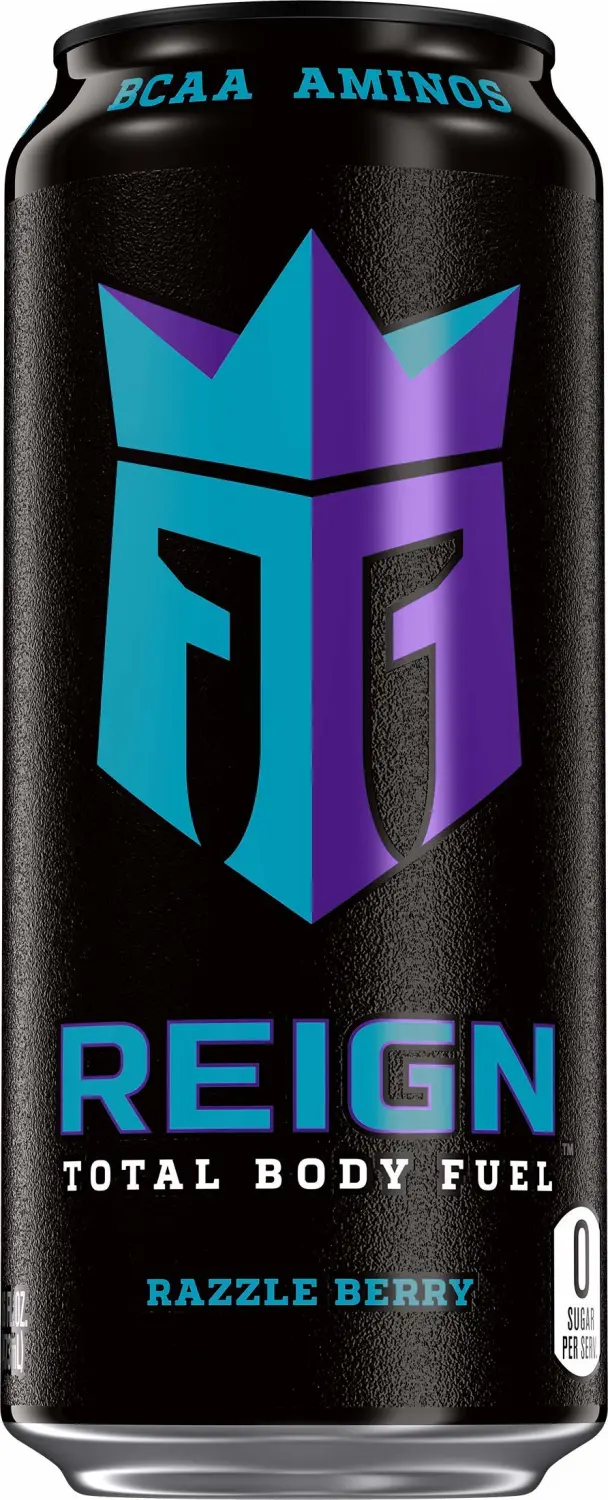 Reign Total Body Fuel, Razzle Berry, Fitness & Performance Drink, 16 Ounce (Pack of 12)