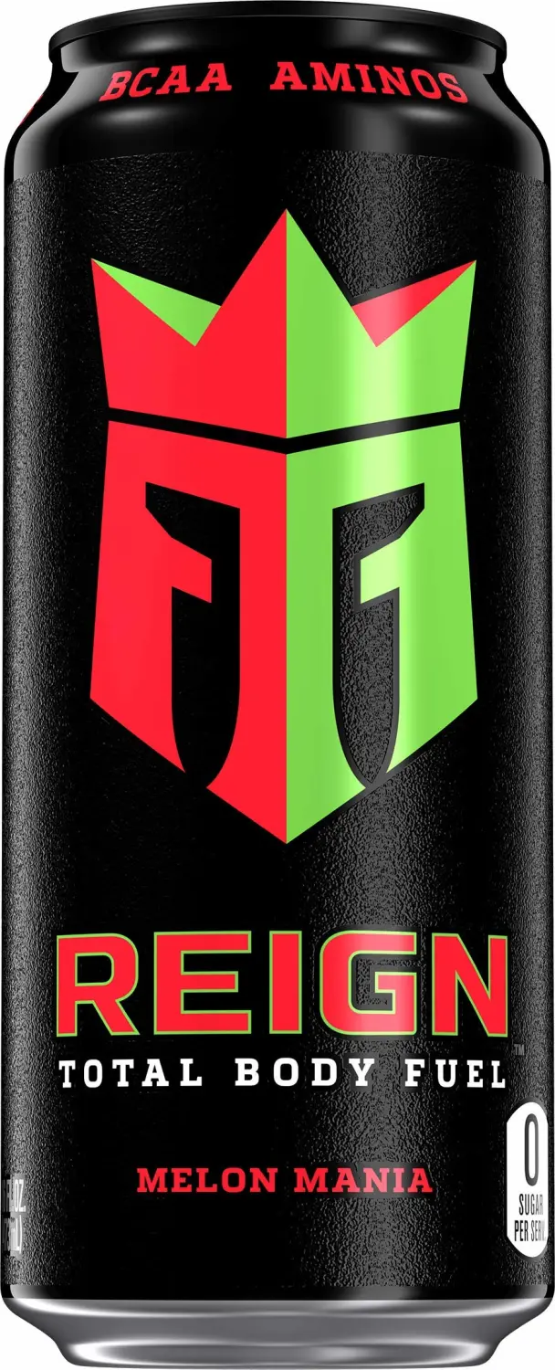 Reign Total Body Fuel, Melon Mania, Fitness & Performance Drink, 16 Fl Oz (Pack of 12)