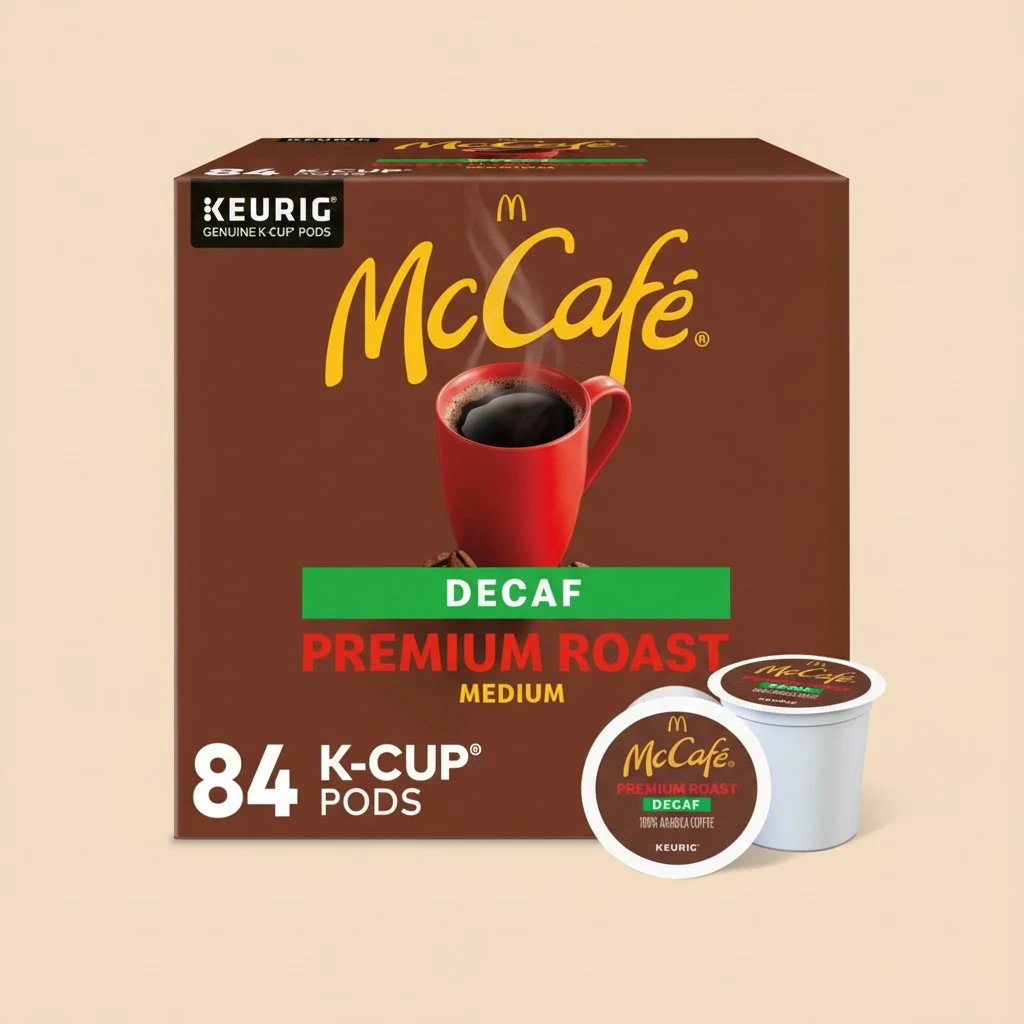 McCafe Premium Roast Decaf, Keurig Single Serve K-Cup Pods, Medium Roast Coffee Pods, 84 Count
