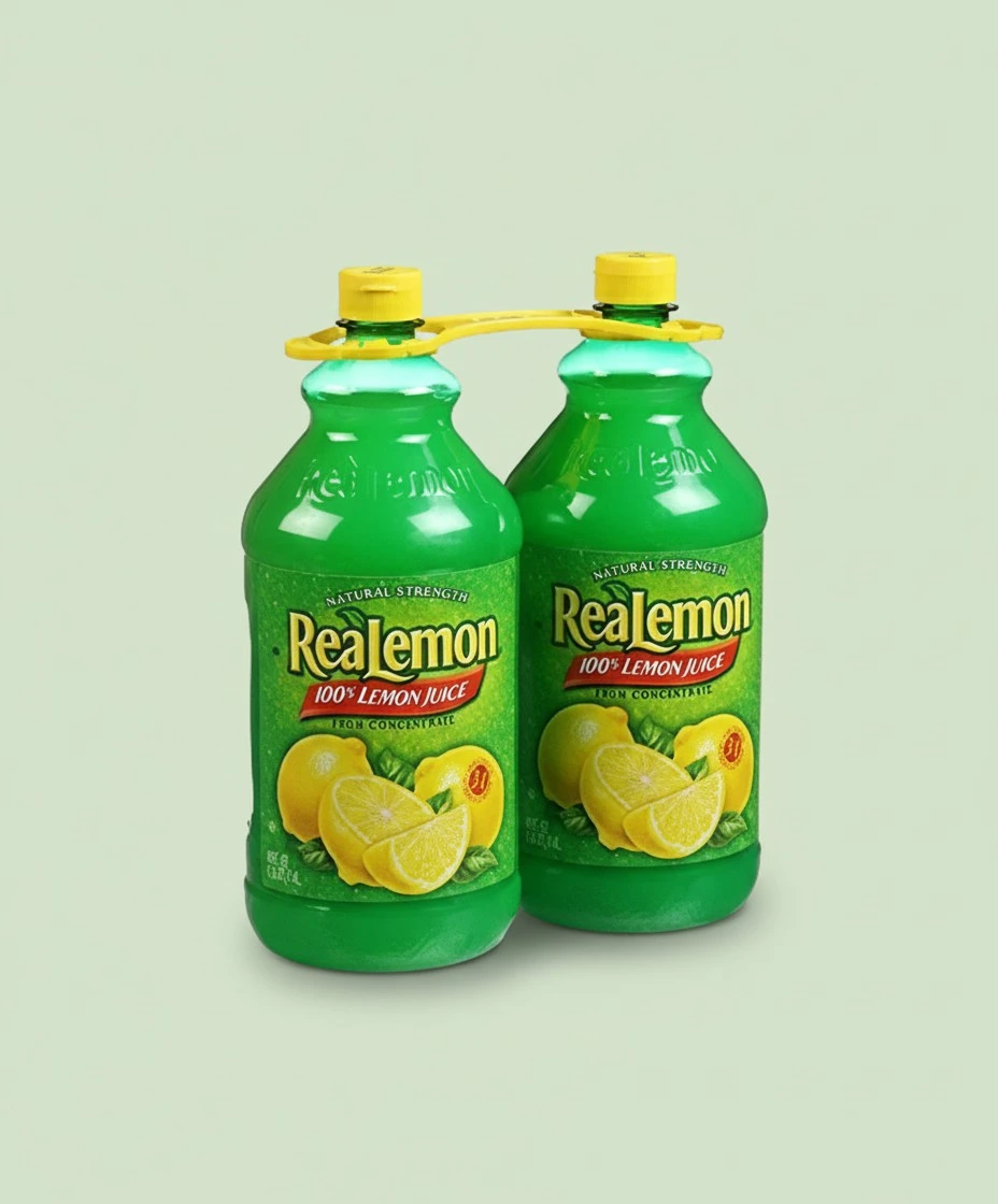 Realemon, Juice 100% Lemon Conctrt - 48 Fl Oz (Pack of 2)