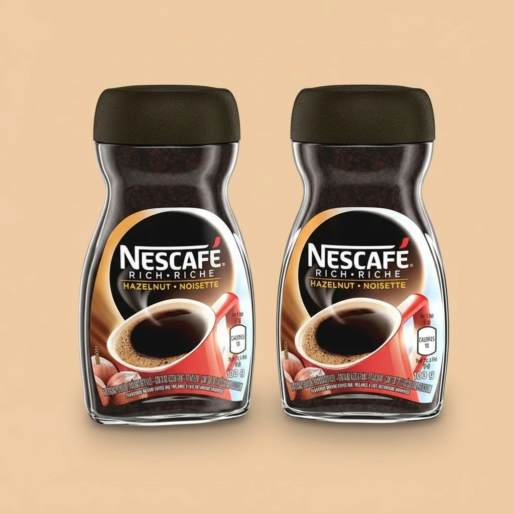 NESCAFÉ Rich Hazelnut, Instant Coffee, 100g Jar | 2- Pack