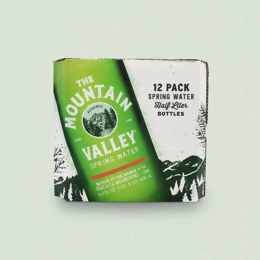 Mountain Valley Water Spring Water 12Pk, 16.9 FZ