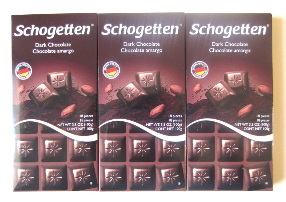 Schogetten German Dark Chocolate (Pack of 6)