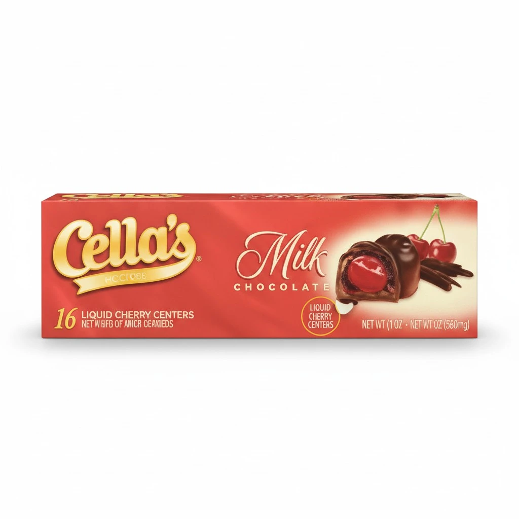 Cella's Cherries Covered with Real Milk Chocolate - 16 CT 8oz - PACK OF 3