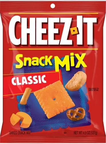 Cheez-It, Baked Snack Mix, Classic, 4.5oz Pouch
