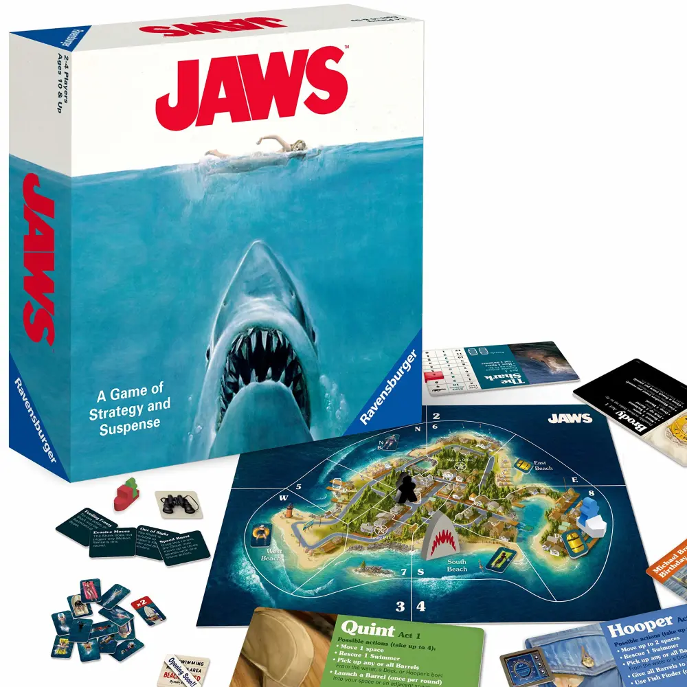 Ravensburger Jaws Board Game - Thrilling Strategy and Suspense Game for Teens and Adults | Interactive Gameplay | Ideal for Gifting | Suitable for Ages 12+