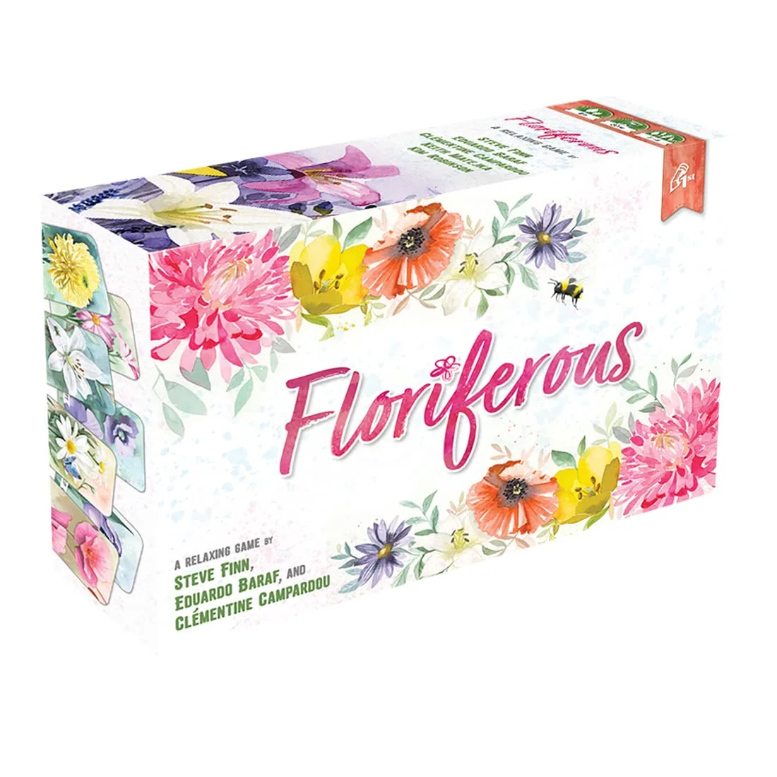 Pencil First Games Floriferous Card Game – A Relaxing Garden Game of Picking, Pairing, and Arranging Flowers by Pencil First Games for 1-4 Players