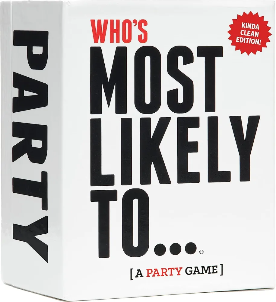 DSS Games Who's Most Likely to... Kinda Clean Family Edition [A Party Game]