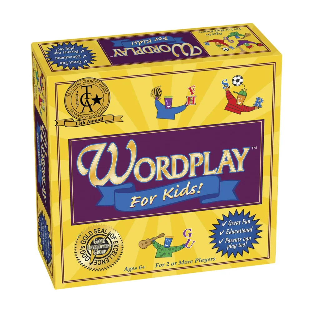 Wordplay for Kids — The Fast-Paced, Award-Winning Game Where Kids Race to Create Words — Fun & Educational for The Whole Family, Ages 6 & Up