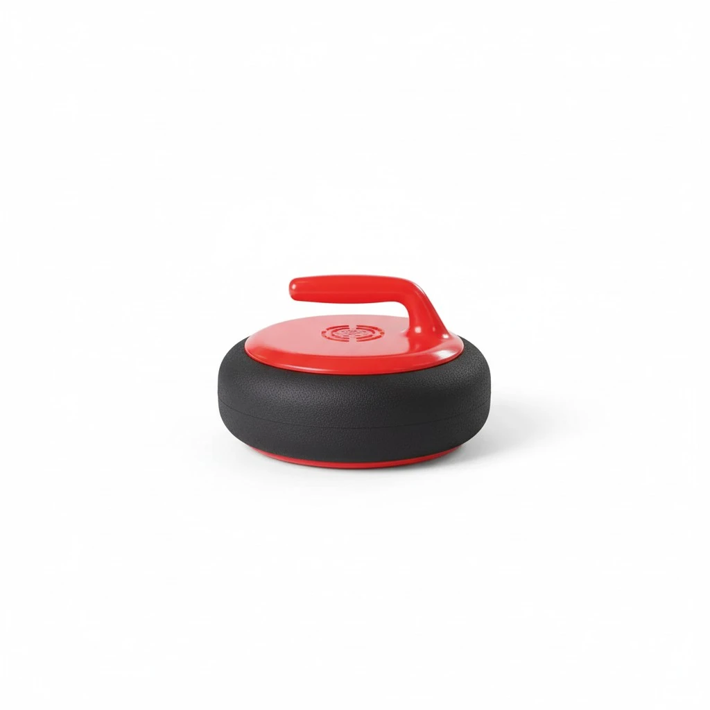 HearthSong Curling Zone – Indoor Battery Operated Hovering Curling Set – Fun Family Game for Kids and Adults – 6 Curling Stones and Floor Mat – Olympic Sport Party Game Equipment – Age 3+