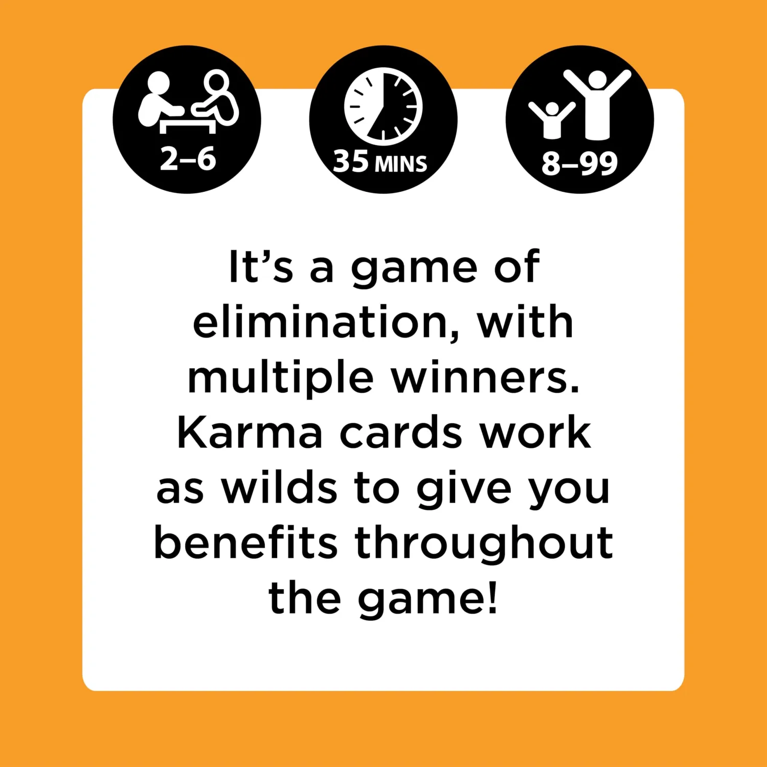 KARMA Card Games – Kids Games, Family Games Night, Card Games for Kids, Multi-Player, Screen Free, Travel Games, Playing Cards, What Goes Around, Comes Around, Ages 8+