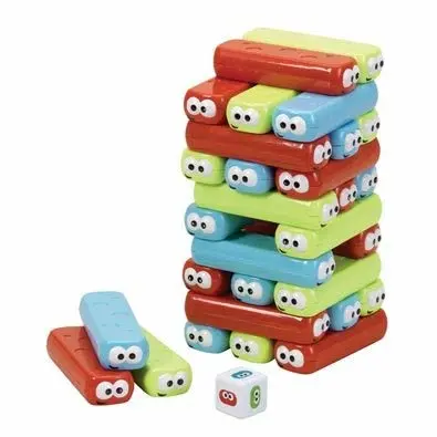 Bits and Pieces - Happy Stackers Table Game - Classic Game Provides Endless Fun