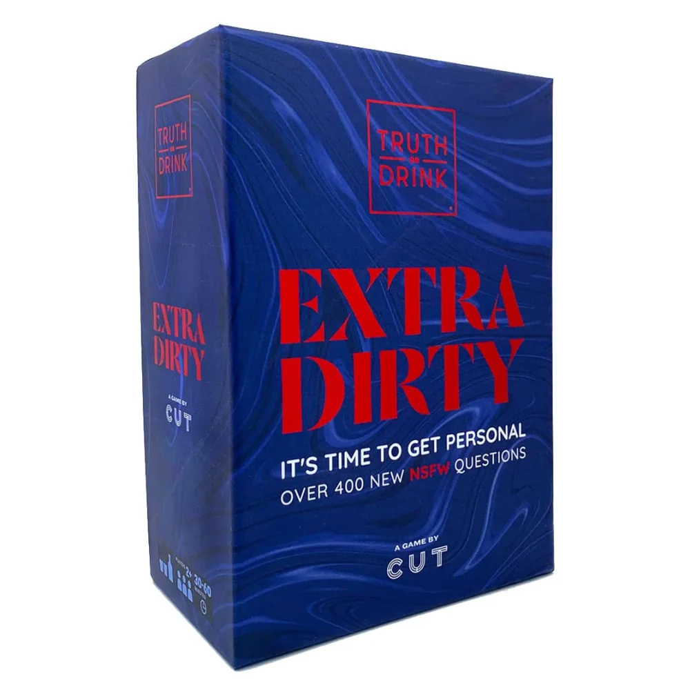 Truth or Drink: Extra Dirty Edition by Cut – Unleash Your Wild Side with 400+ Daring NSFW Questions (Stand-Alone or Expansion Pack)