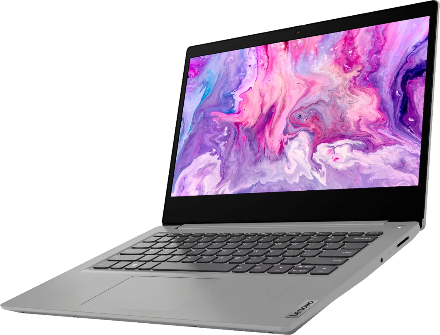 Lenovo Ideapad 3 14" Laptop - Intel Pentium Silver N5030 - 4GB Memory - 128GB SSD - Platinum Grey