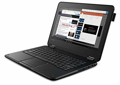 Lenovo wt-81FY000SUS 300e Winbook Touchscreen LCD 2 in 1 Notebook, Windows 10 Pro, Intel Celeron N3450, 1.1 GHz, 64 GB, 11.6 (Renewed)