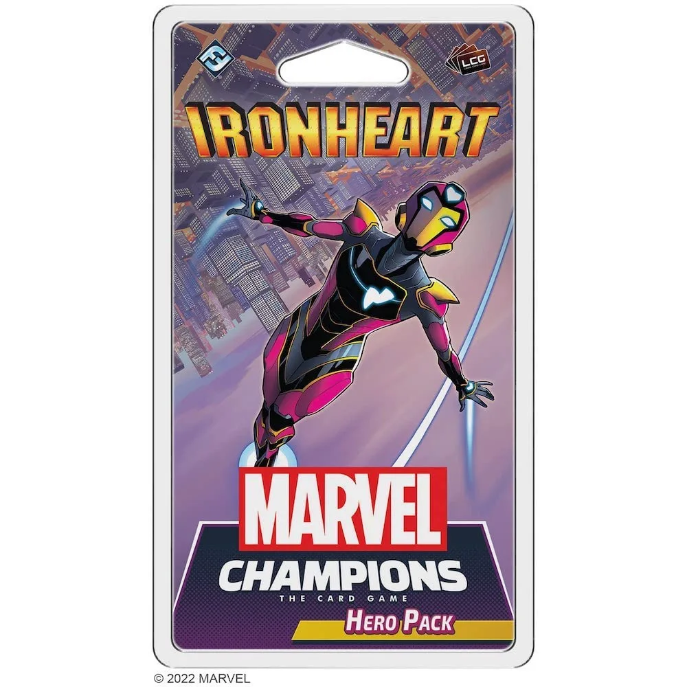 Marvel Champions: The Card Game Ironheart HERO PACK - Superhero Strategy Game, Cooperative Game for Kids and Adults, Ages 14+, 1-4 Players, 45-90 Minute Playtime, Made by Fantasy Flight Games