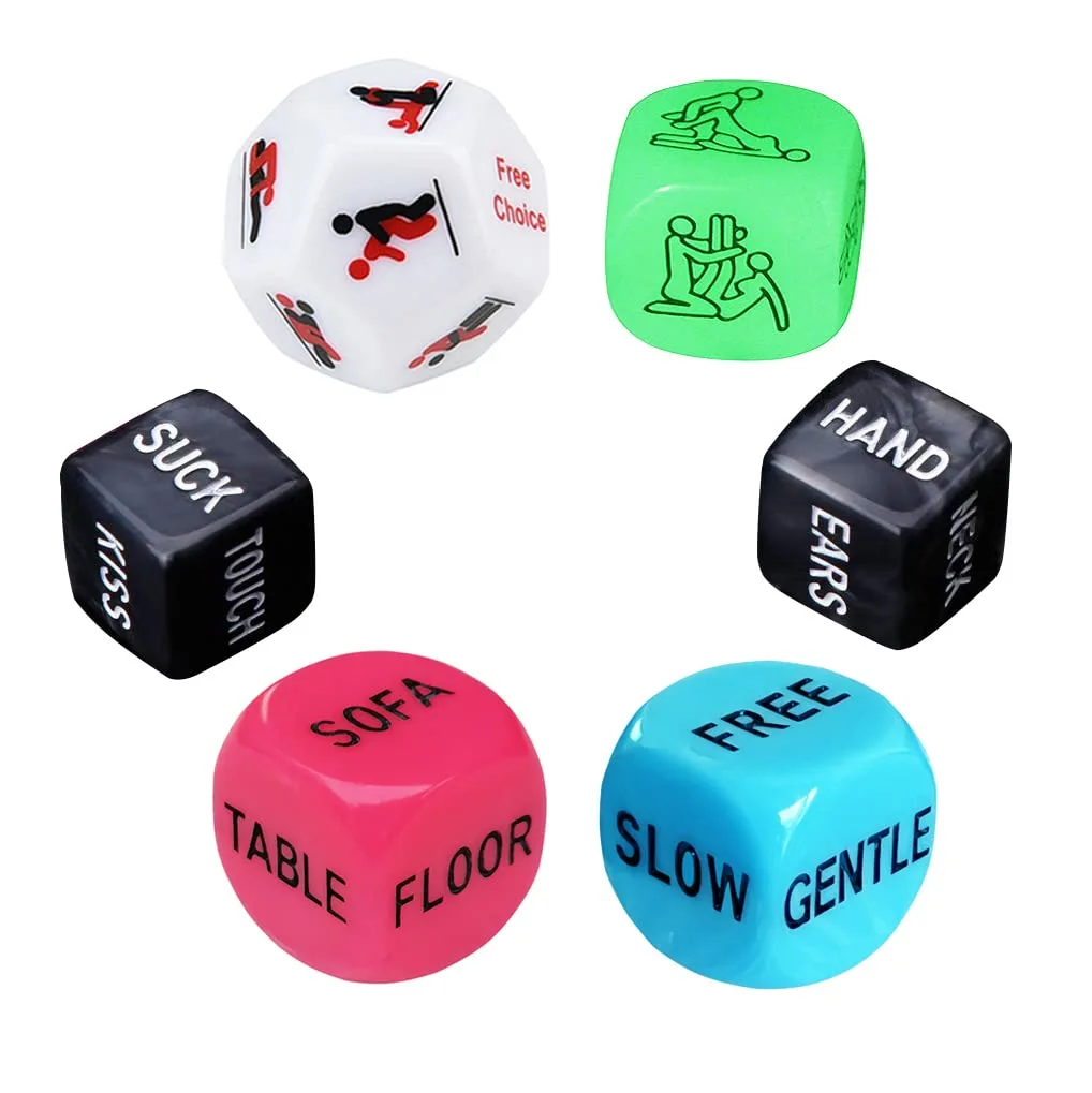 Funny Date Night Dice for Couples Valentine's Day Gift for Women Men Decider Dice Couple Game Dice for Girlfriend Boyfriend Wedding Anniversary Christmas Birthday Gifts 127-Style68