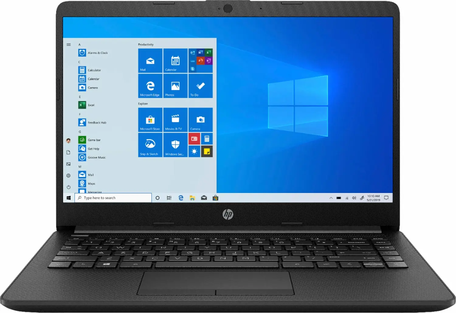 HP 14 WLED-Backlit Display Laptop, AMD Athlon Silver 3050U Up to 3.2GHz (Beats i5-7200U), 4GB DDR4 RAM, 128GB SSD, 802.11AC WiFi+ Bluetooth 4.2, Type-C, HDMI, Black, Windows 10 (Renewed)