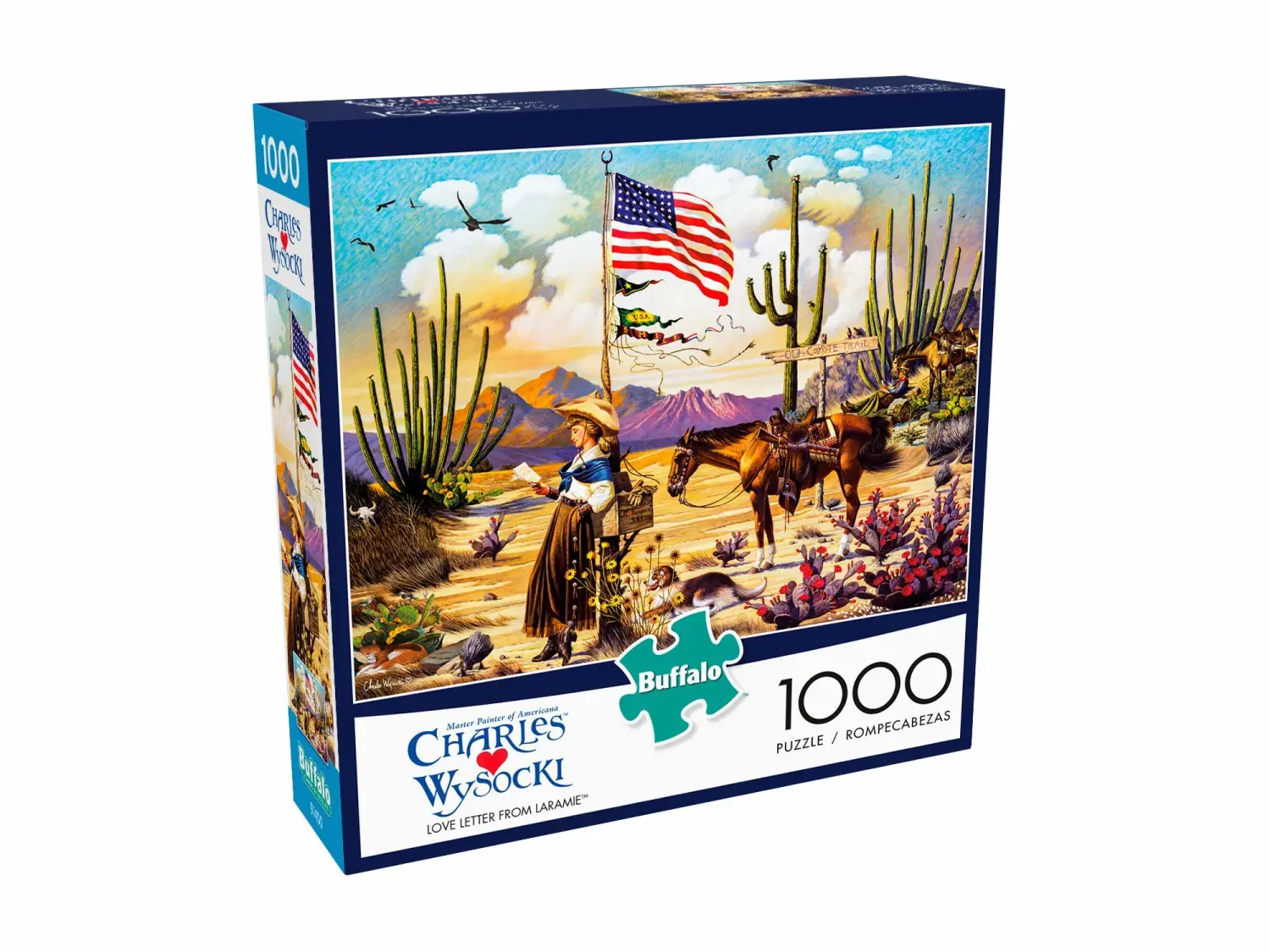 Buffalo Games - Charles Wysocki - Love Letter from Laramie - 1000 Piece Jigsaw Puzzle