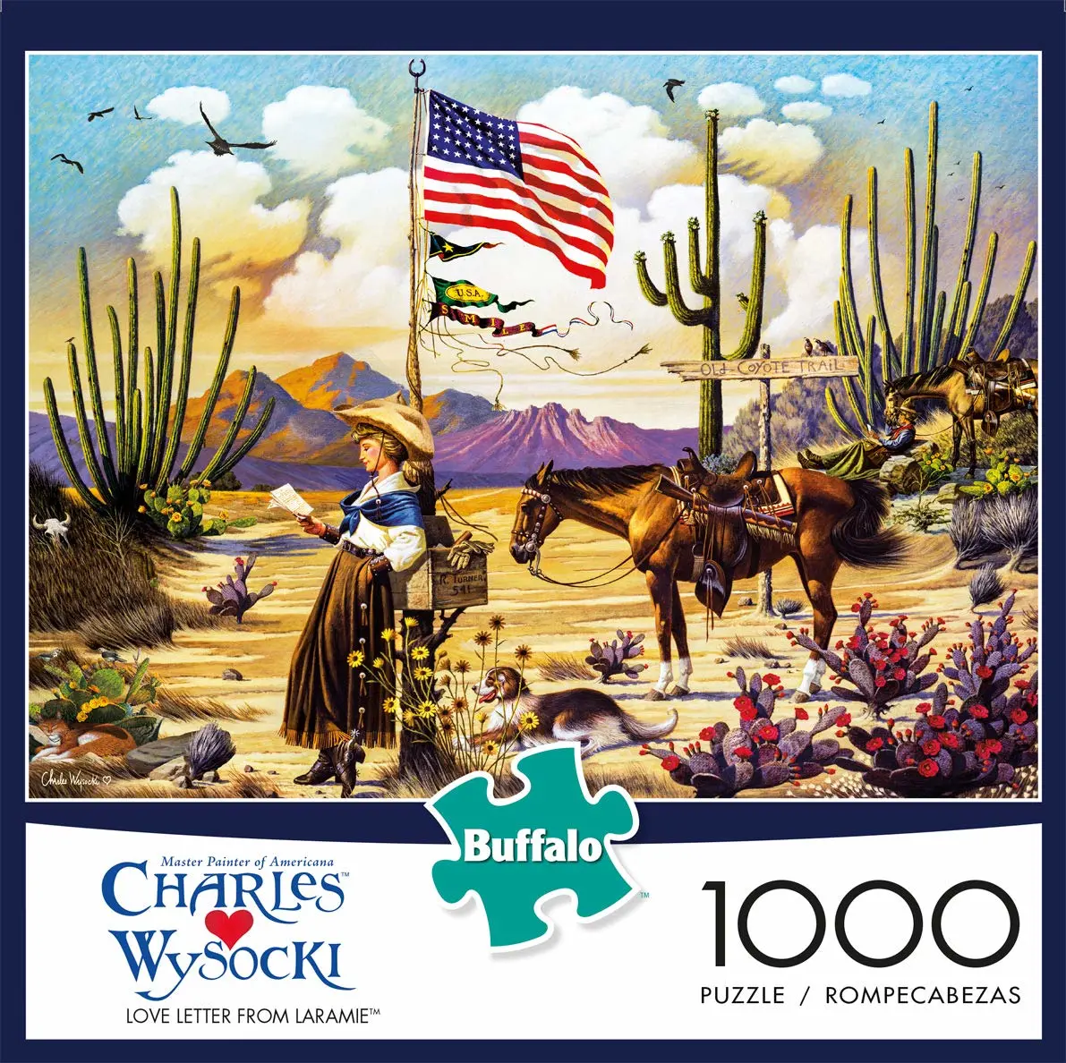 Buffalo Games - Charles Wysocki - Love Letter from Laramie - 1000 Piece Jigsaw Puzzle