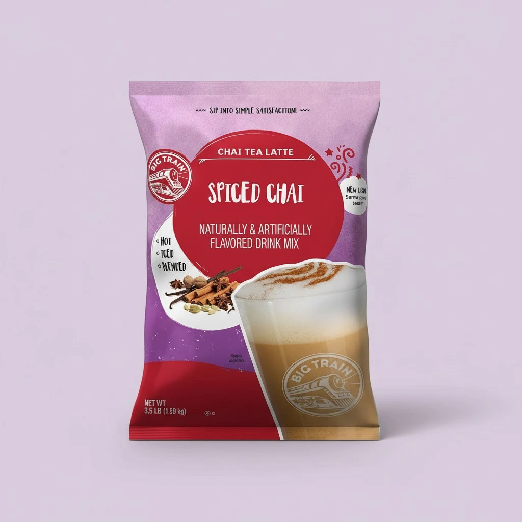 Big Train Spiced Chai Tea Latte Beverage Mix, 3.5 Pound (Pack of 1)