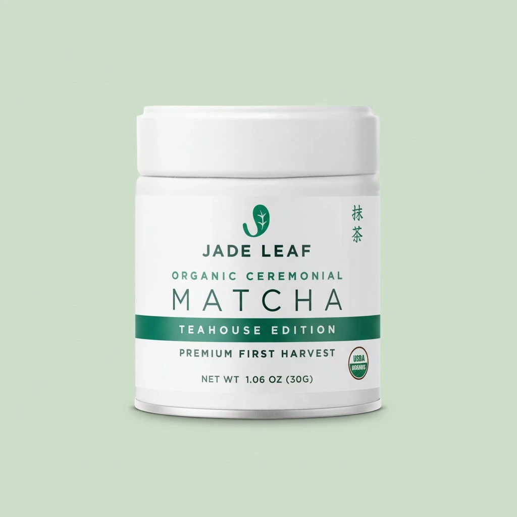 Jade Leaf Matcha Organic Ceremonial Grade Matcha Green Tea Powder - Authentic Japanese Origin - Teahouse Edition Premium First Harvest (1.06 Ounce)