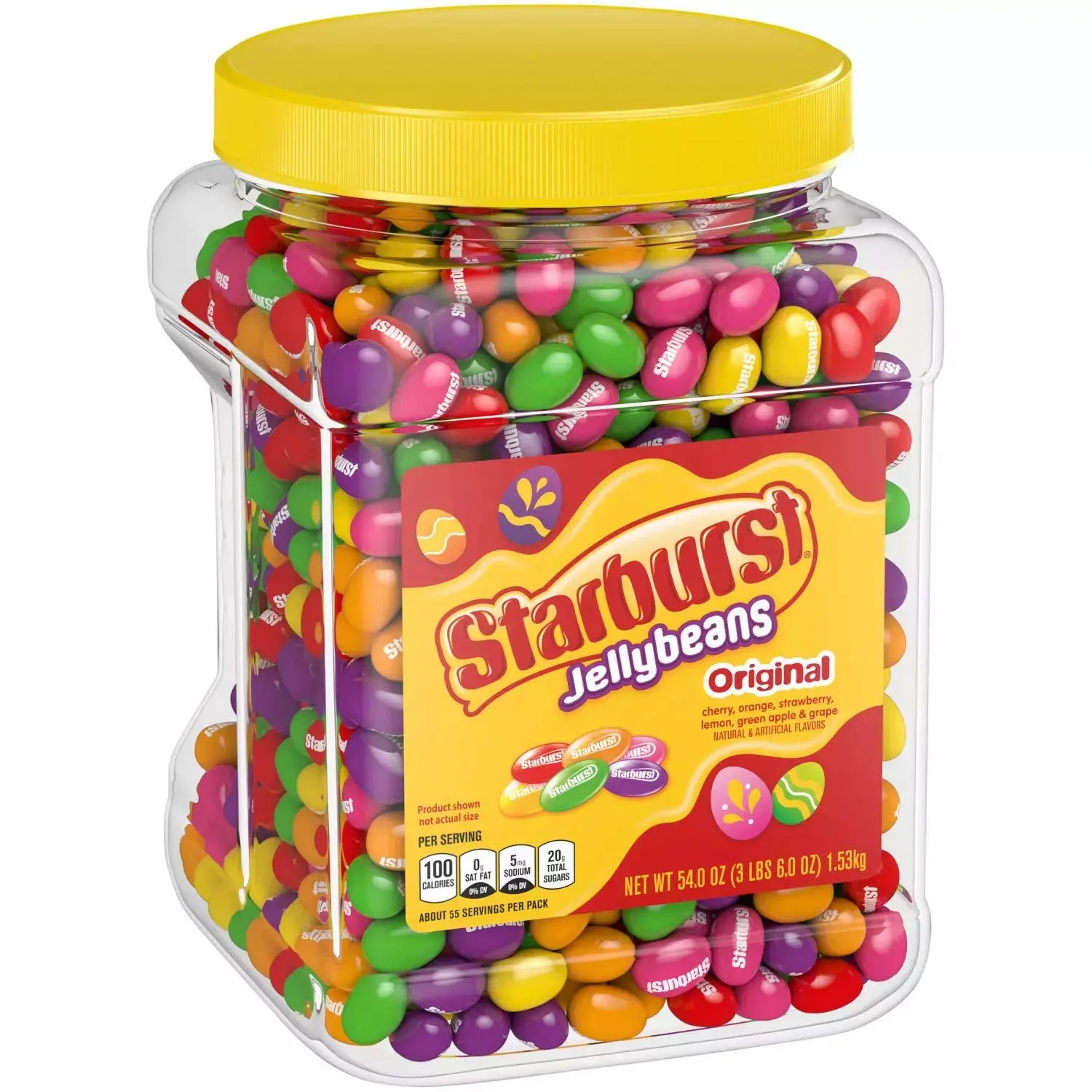 Starburst Jelly Beans Original Fruit Flavors Pantry-Size, 54 Ounce