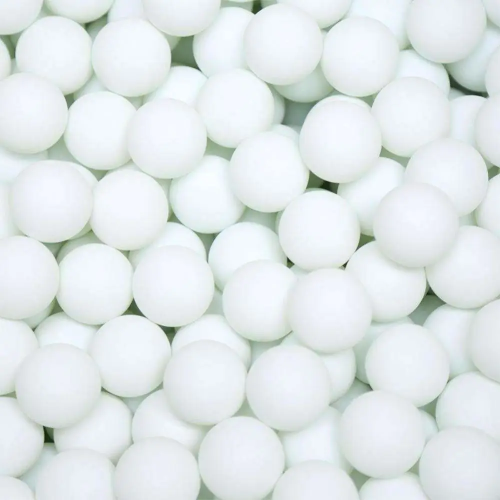 PMLAND 144 Washable Plastic Pong Balls Bulk for Carnival Pool Games Party Decoration Craft Project White Color 38mm