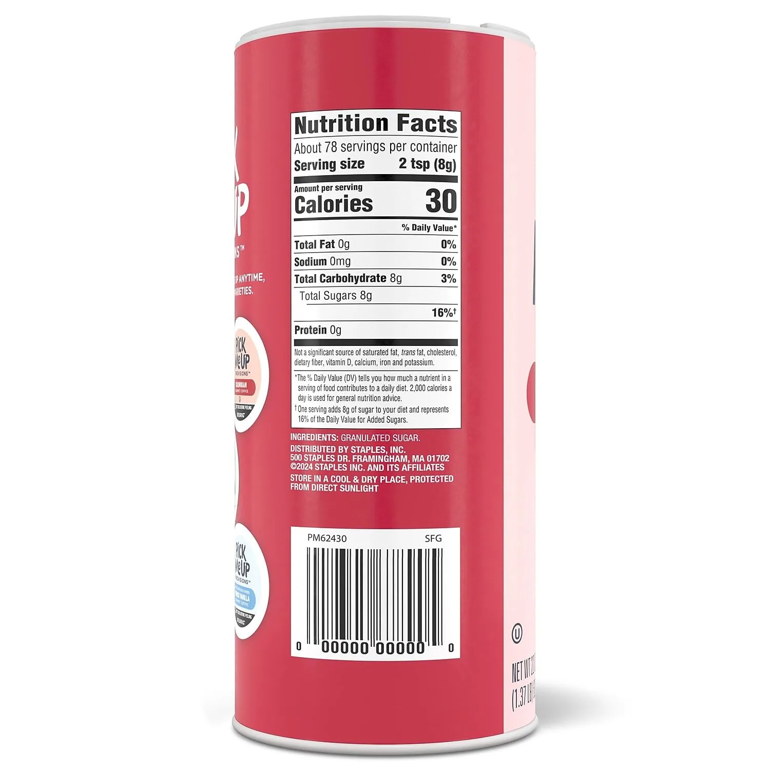 NJO827820 - Pure Sugar Cane 22 Ounces (Pack Of 8)