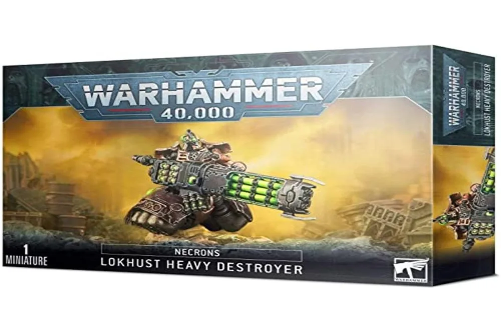 Games Workshop - Warhammer 40,000 - Necrons Lokhusts Heavy Destroyer, All Grey