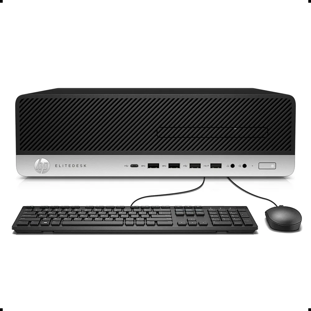 HP EliteDesk 800 G3 Small Form Factor PC, Intel Core Quad i7 6700 up to 4.0 GHz, 16GB DDR4, 1TB SSD, 4K Support, WiFi, BT 4.0, DVDRW, VGA, DP, Win 10 Pro 64-Multi-Language Support En/Sp/Fr(Renewed)