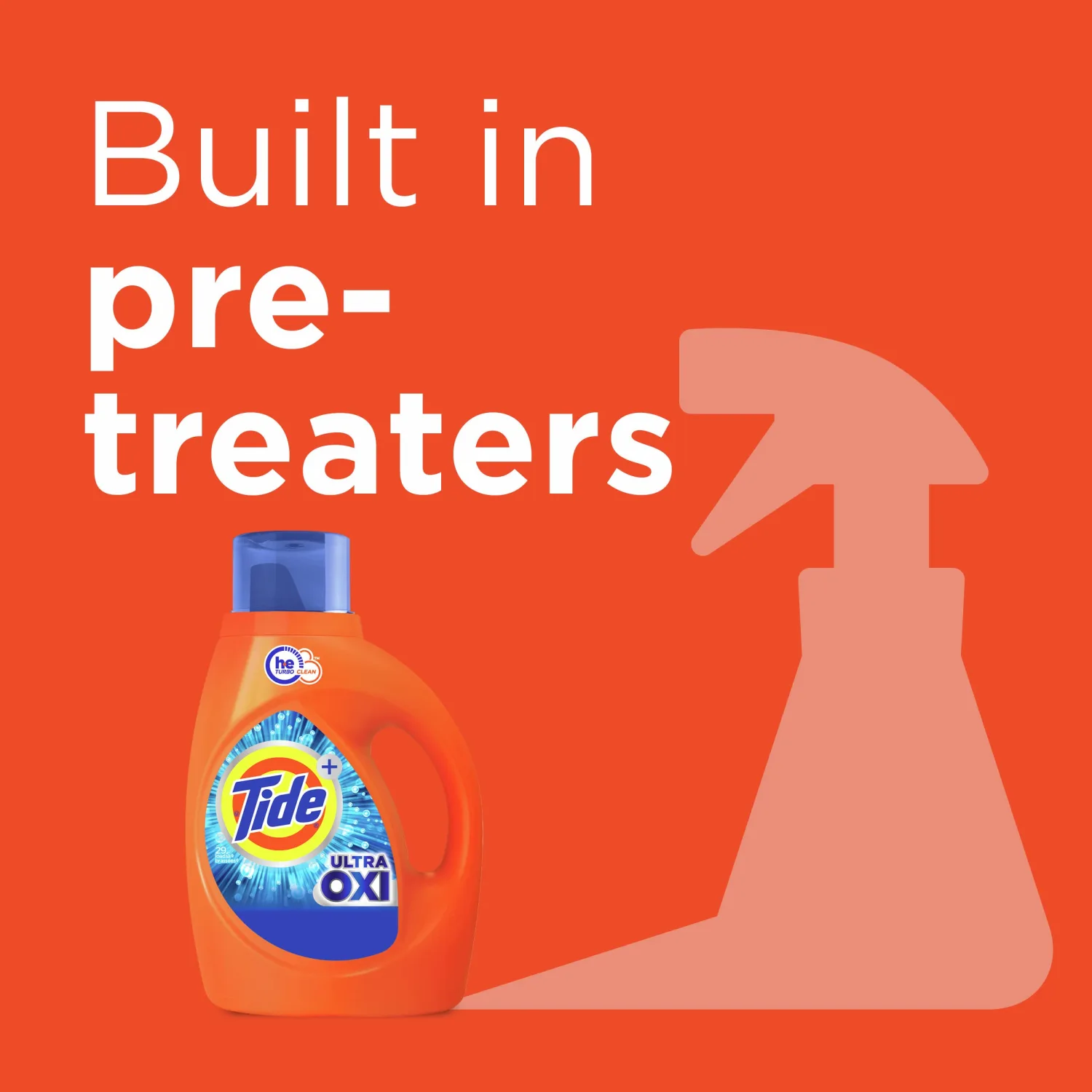 Tide Ultra Oxi Liquid Laundry Detergent, HE Compatible, 59 Loads, 84 fl oz, Tide Laundry Detergent, Laundry Detergent Liquid (Packaging May Vary)
