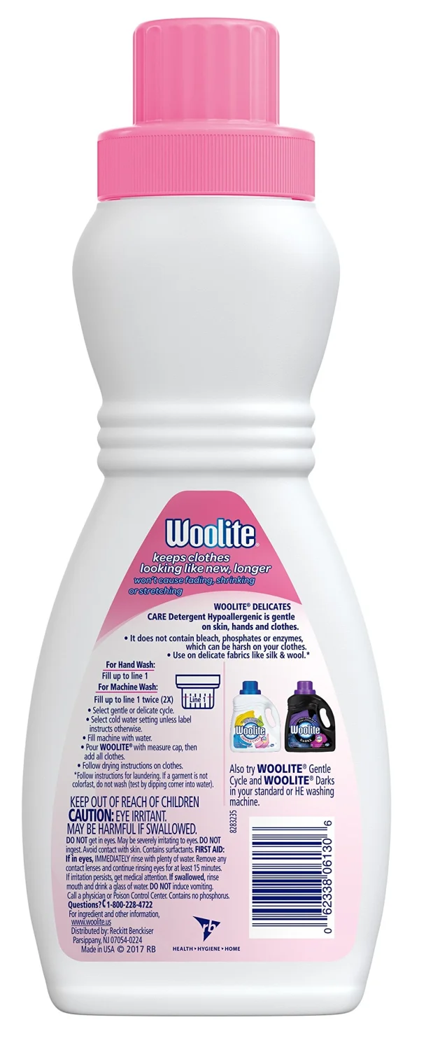 Woolite Delicate Care Liquid Laundry Detergent, 16 Fl Oz (Pack of 1)