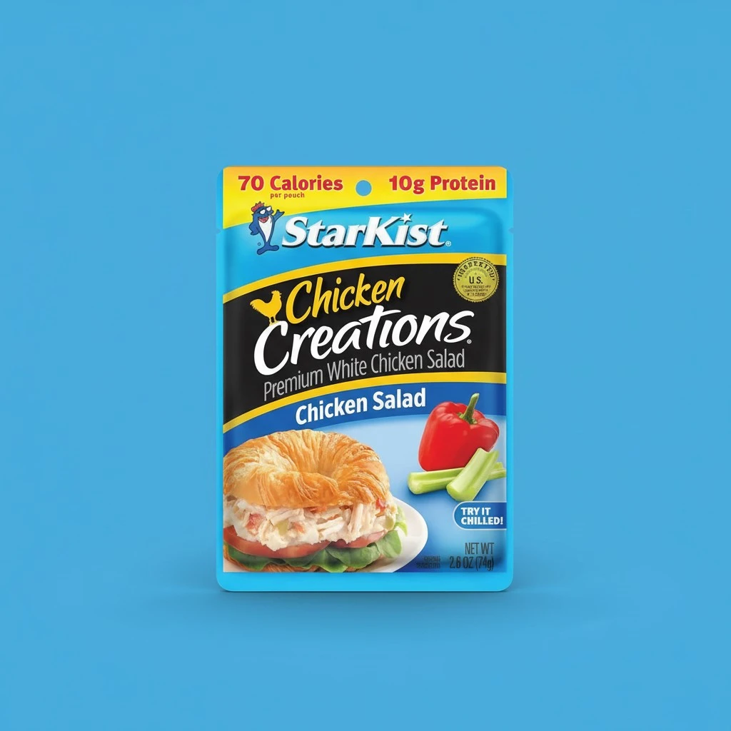 StarKist Chicken Creations, Chicken Salad, 2.6 oz Pouch (Pack of 12)